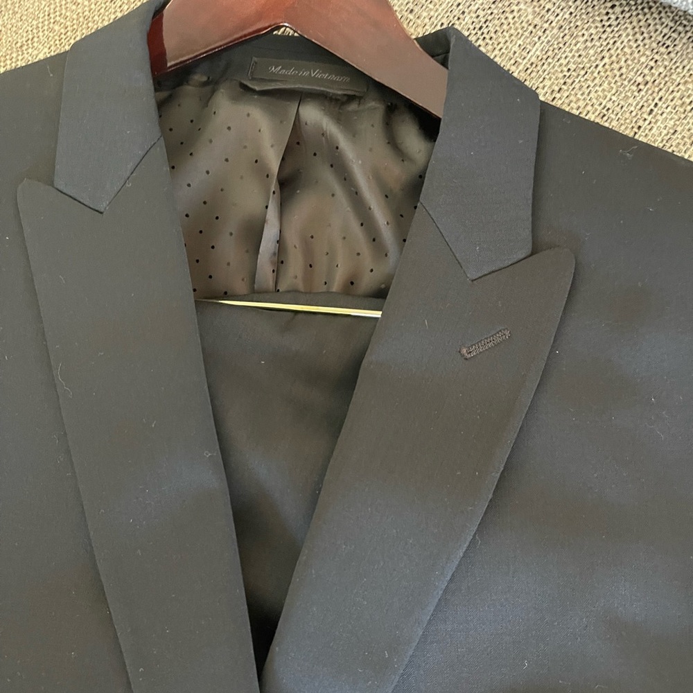 Black Single Breasted Suit